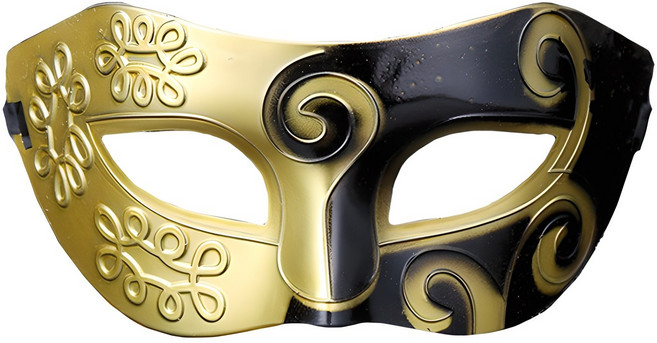 파티복닷컴 베니스신사6 ROMK49406, 골드 + 블랙, 1개