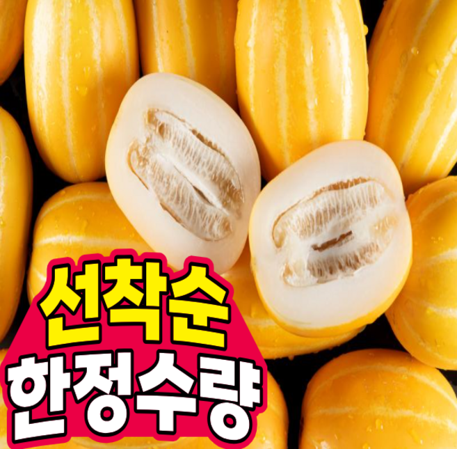 <제주빛가람> 당도선별 성주 참외 달콤한 꿀 참외, 1박스, (가정용)꼬마과 3kg