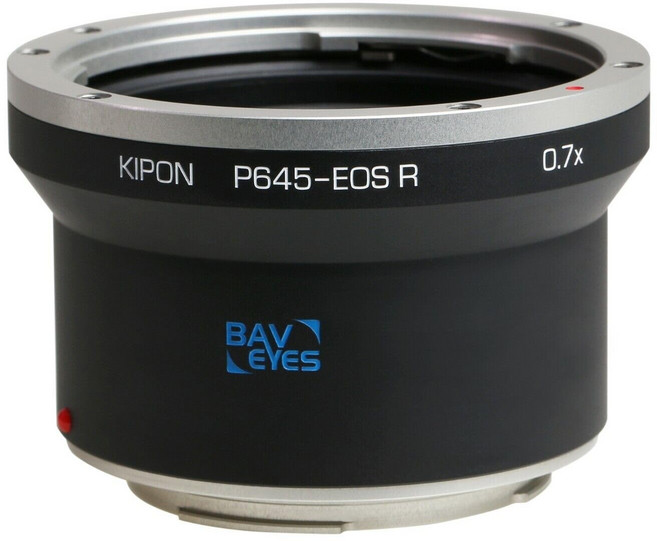 KIPON BAVEYES Pentax 645 -Canon EOS R 0.7X 645 RF 키폰 대응 렌즈：펜탁스 마운트 렌즈, 1개