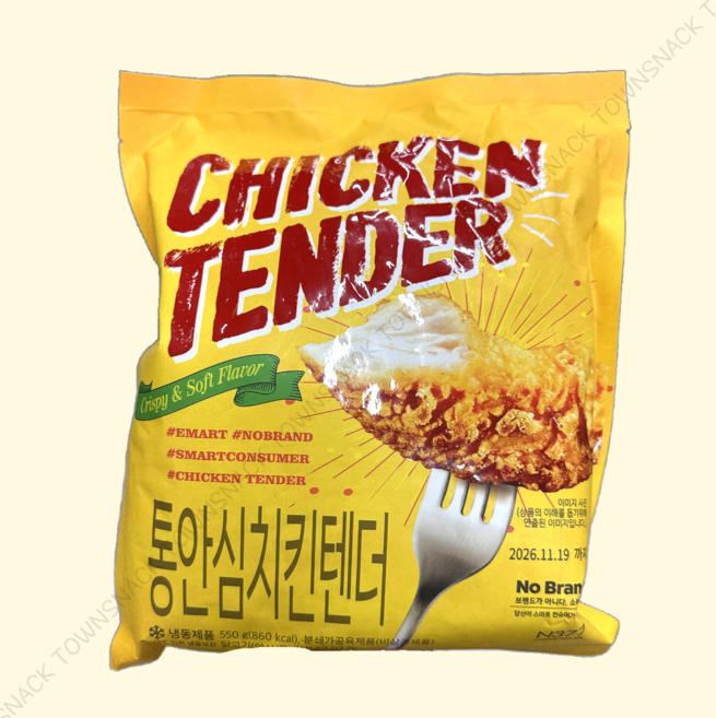 노브랜드 통안심치킨텐더 550g x 3팩, 3개