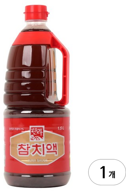 한라식품 참치액, 1.5L, 1개