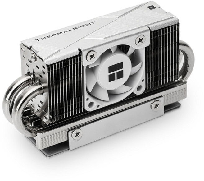 호환 Thermalright HR-10 2280 PRO 솔리드 스테이트 드라이브 4 AGHP 히트 파이프 방열판 라디에이터 M.2 SSD 쿨러 개스킷 3010 4 핀 PWM 팬, [02] HR-10 2280 PRO