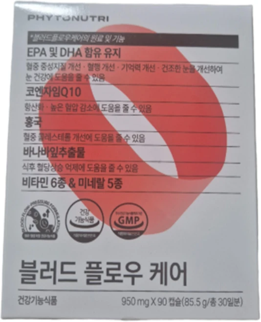 파이토뉴트리 블러드 플로우 케어 48g, 90정, 1개 - 쿠팡