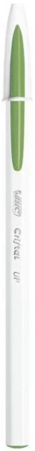 比克Bic Cristal UP 1.2mm原子筆 書寫流暢 握感舒適 經典耐用, 1個, 蘋果綠 vert pomme