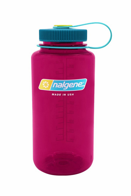 Nalgene 1000ml 寬口登山戶外運動耐熱水壺 茄色 2178-2074, 1個