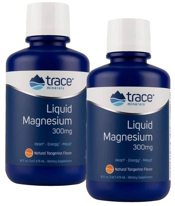 트레이스미네랄 액상 마그네슘 300mg Trace Minerals Liquid Magnesium, 2개, 473ml - 쿠팡
