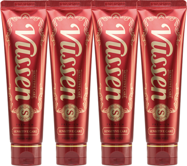 뷰센 S 시린이케어 치약 120g 4개