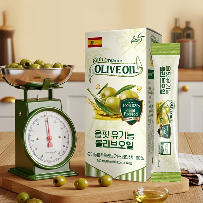 스페인산 올핏 올리브 엑스트라 버진 스틱, 14개, 10ml