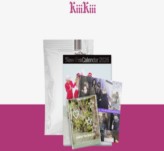 (3종세트) 키키 앨범 KiiiKiii 404 New Era 미니2집 Delulu Pack, cd
