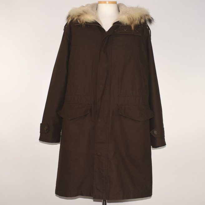 카이아크만 카키 면 후드퍼패디드 사파리점퍼 L 남성 MJP2851 자바구제창고