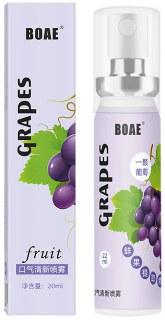 BOAE 口氣清新噴霧 水果口味 22ml, 1個