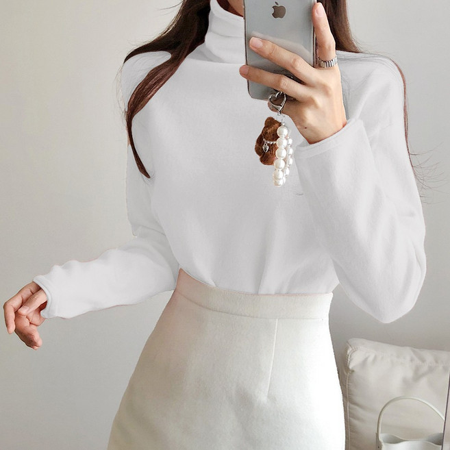 요시아나 [당일발송] 컬러맛집 루이 내추럴핏 포근 데일리 폴라니트 8컬러