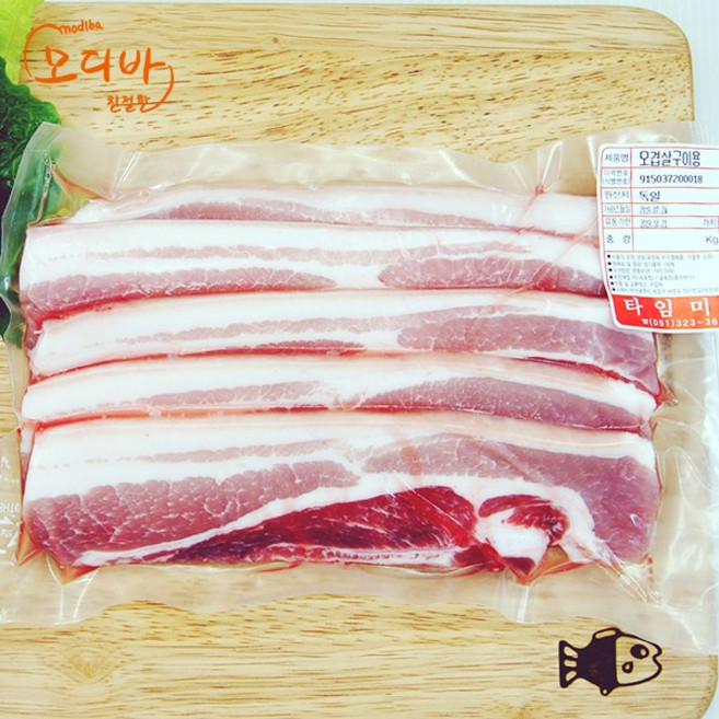 모디바 냉동 삼겹살 오겹살 구이용 대패 통삼겹살 300g, 1개, 02. 오겹살(구이용/ 300g )