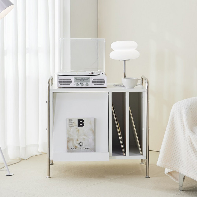 베르딕 매거진랙 보관함 600 800 협탁 턴테이블 LP수납장, 01. 600