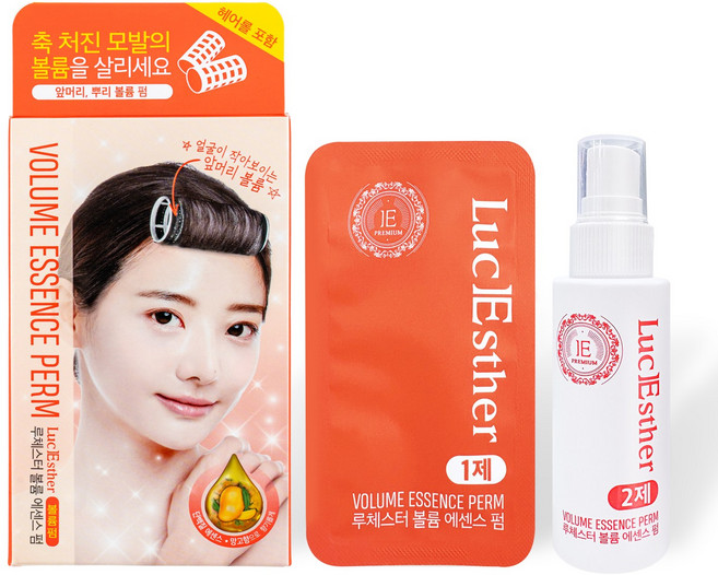 루체스터 볼륨 에센스 셀프 앞머리 펌 파마약 5회 세트, 1개, 100ml