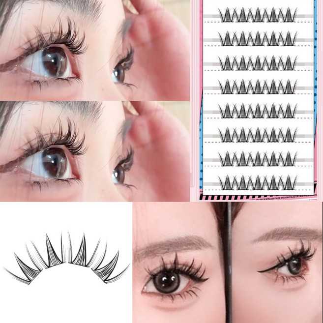올다 노글루 또렷한 아이돌 속눈썹 12mm, 1개, 블랙