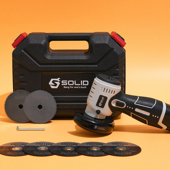 솔리드 16.8V 충전 무선그라인더 S-WG03, 1개