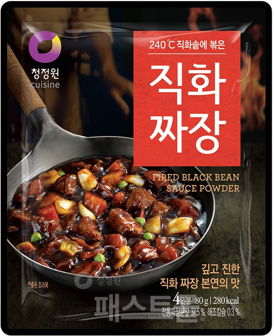 청정원 직화짜장 분말, 80g, 1개