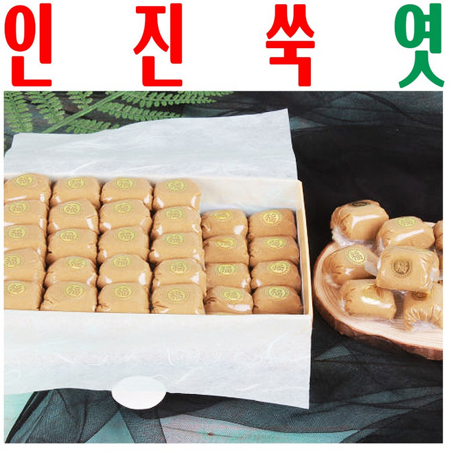 인진쑥엿/ 갱엿/ 전통엿/ 순수 국산 원료 100%/ 60개, 1개