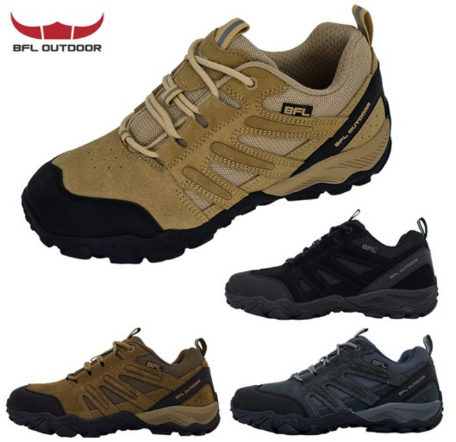 BFL 발편한 소가죽 트레킹화 남성 등산화 여성 워킹화 아웃도어 신발 6609