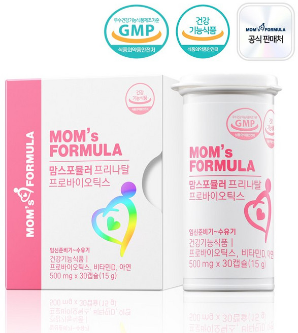 맘스포뮬러 프리나탈 프로바이오틱스 임산부 수유부 유산균, 1개, 30회분