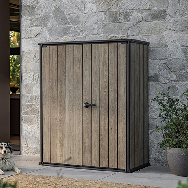 케터 데코코트 스마트창고 소형창고 조립식창고 농막 옥외창고 간이 야외 정원 보관함 (선반포함), 상세 설명 참조