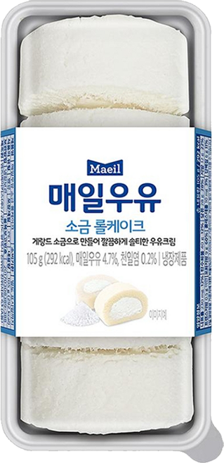 매일우유 소금롤케이크, 15개, 105g
