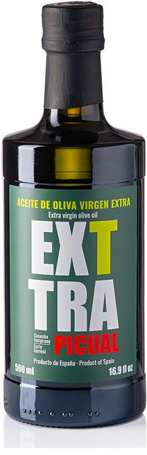 Exttra Picual 올리브유 글라스 보틀 500ml 1팩 Exttra Picual - Glass bottle 500 ml., 1개