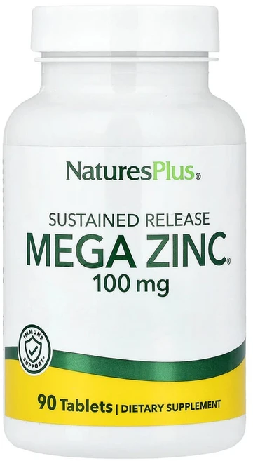네이쳐스플러스 서방형 Mega Zinc 100mg 90정, 1개 - 쿠팡