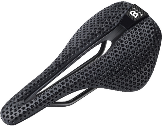 시그니처베이지 자전거 카본 탄소섬유 3D 프린트 안장 YPZ214, 1개, 블랙 나일론 쉘