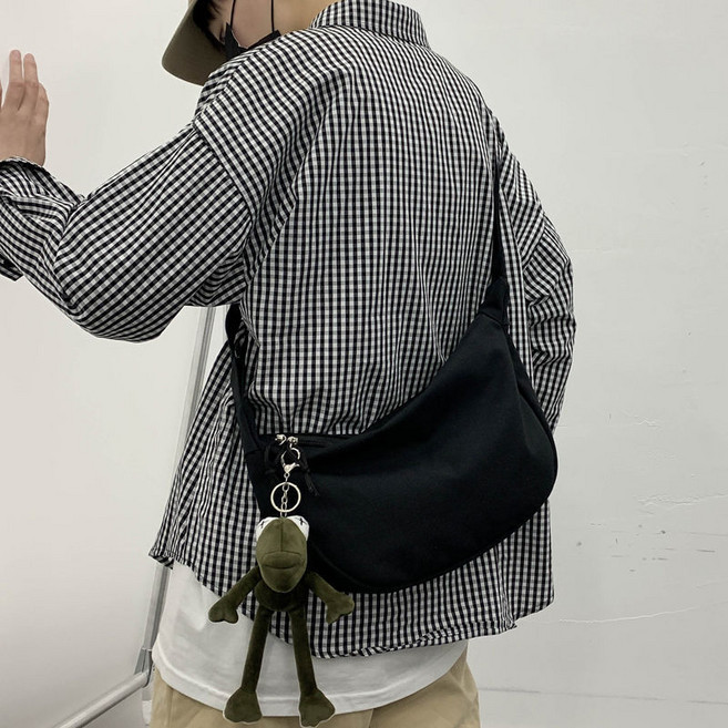 르블링 남녀공용 캔버스 데일리 크로스백