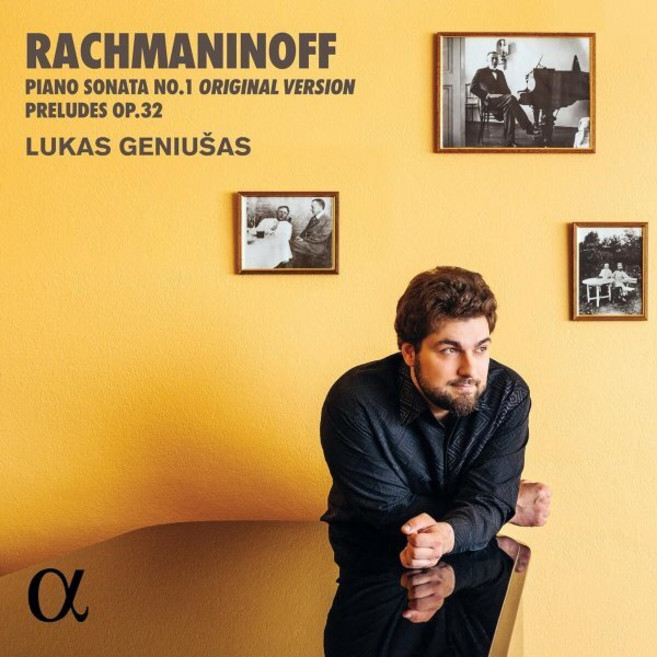 [CD] Lukas Geniusas 라흐마니노프: 피아노 소나타 1번 전주곡 (Rachmaninoff: Piano Sonata No. 1 & Preludes Op. 32)