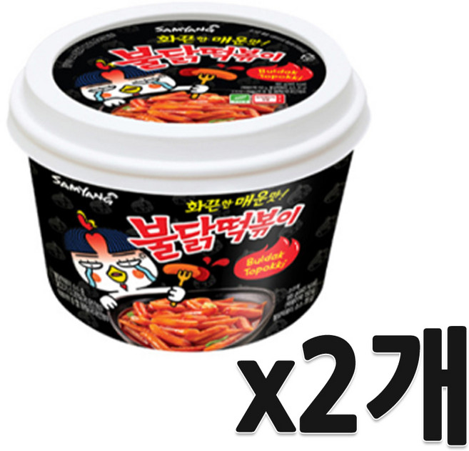 삼양 불닭떡볶이, 185g, 2개