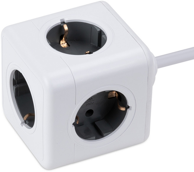 파워큐브 V2 멀티탭 5구 익스텐디드, 150cm, 화이트, 1개