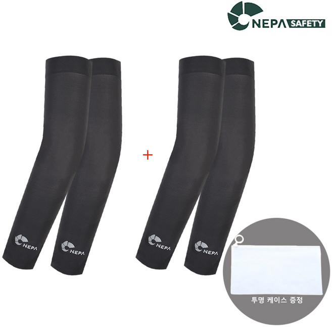 네파 safety 심리스 쿨토시 2세트 사은품증정, 다크그레이, 2개