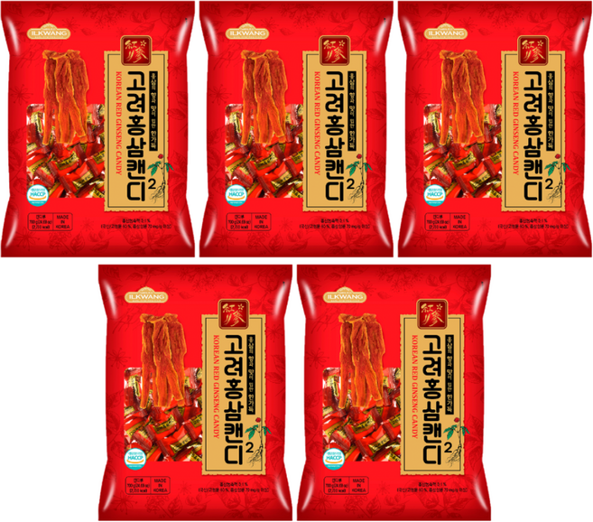 일광제과 고려홍삼캔디2, 5개, 700g