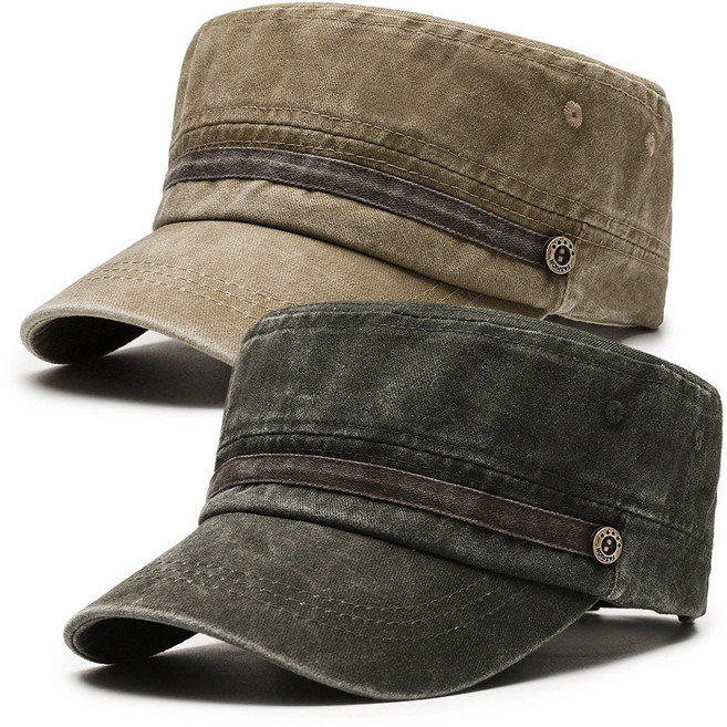 나인벨로 1+1 워싱 밀리터리 군모 캡 빈티지 모자