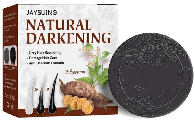 모발 다크닝 비누 샴푸 바 효과적인 수리 그레이 화이트 컬러 염료 바디 천연 유기농 컨디셔너 미용 건강, 1개, 01 A - 쿠팡