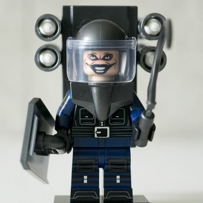 핸드브릭 팩토리 커스텀 미니브릭 피규어 스키비디 토일렛 호환 블록호환, 75. SWAT 토일렛맨