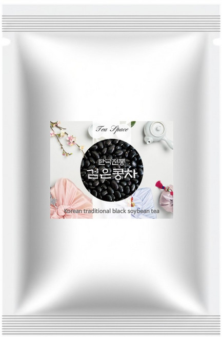 [티스페이스] 순수 한국 전통차 프리미엄 검은콩차 100티백 카페용 업소용 대용량, 1.3g, 100개입, 1개