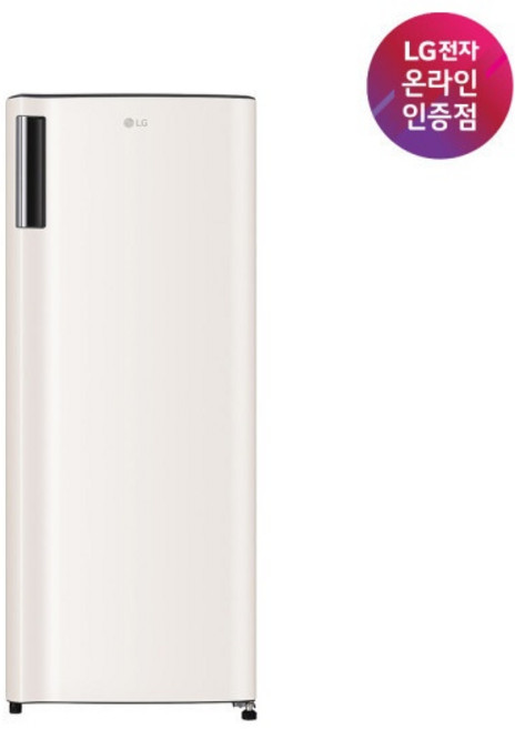 (LG전자) DIOS(디오스) 오브제컬렉션 1도어 일반냉장고 195L DL195ME (베이지), 베이지