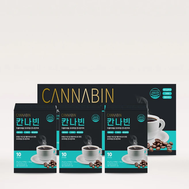 칸나빈 프리미엄 대마커피, 3개 - 쿠팡