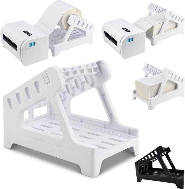 벤프 Home 바코드 라벨지 송장지 겸용 거치대, 1개, 화이트, 화이트