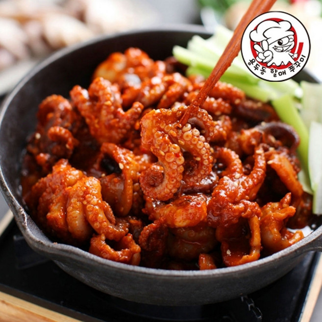 용두동 할매 양념 쭈꾸미 볶음 400g 캠핑 밀키트 간편식, 6개