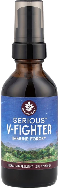 WishGarden Herbs Serious™ V-Fighter 2 fl oz 59 ml, WishGarden Herbs, Serious™ V-F, 1개, 59ml - 쿠팡