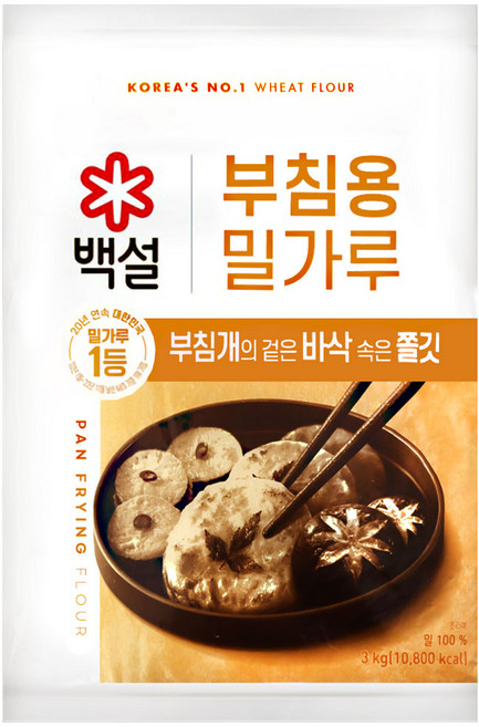 백설 부침용 밀가루, 1개, 3kg