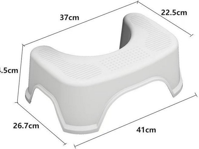 踩腳凳 防滑奶油風防翹二郎腿神器, 白色簡約款