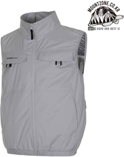 마운트존 생명을 살리는 가게 아이더 세이프티 작업복근무복 신속열배출 자외선차단 아이스포켓 쿨링팬선풍기 쿨링조끼-jo041701