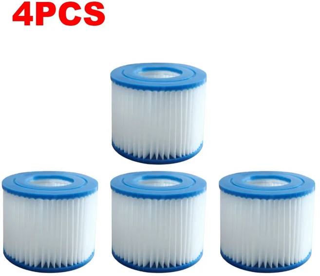 VI 타입 풀 필터 교체 플로우 클리어 사이즈 카트리지 인텍스 Lay-Z-Spa, 01 4 PCS, 1개