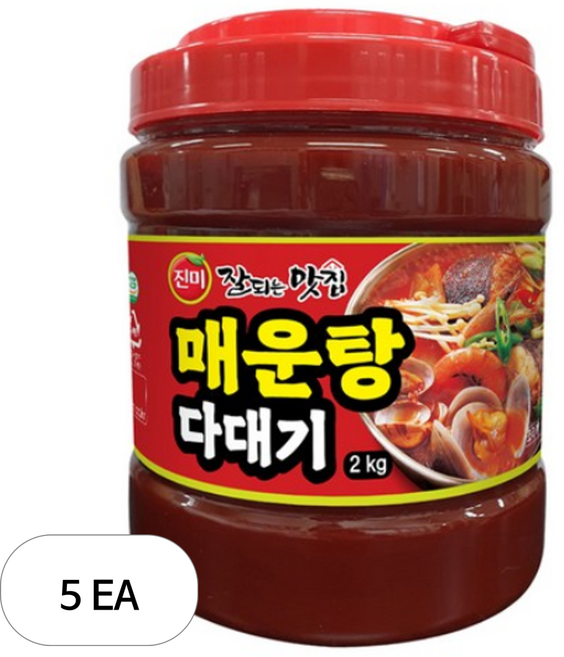 진미 매운탕 다대기, 2kg, 5개